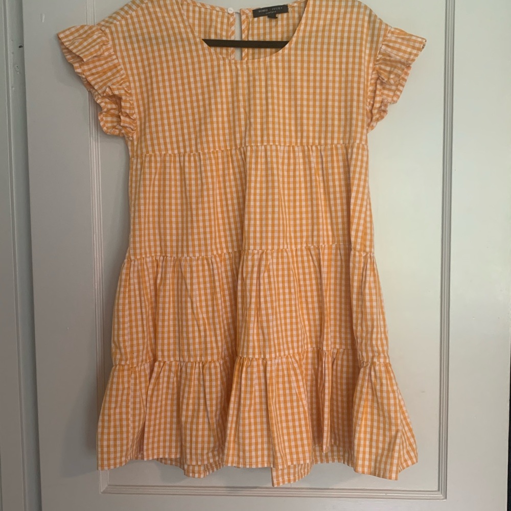 Romeo & Juliet Couture Cottagecore Gingham Dress